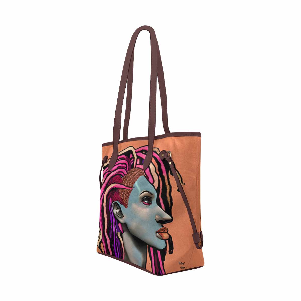 Dreads & Braids, elegant dressy tote handbag, Fulangiara 5