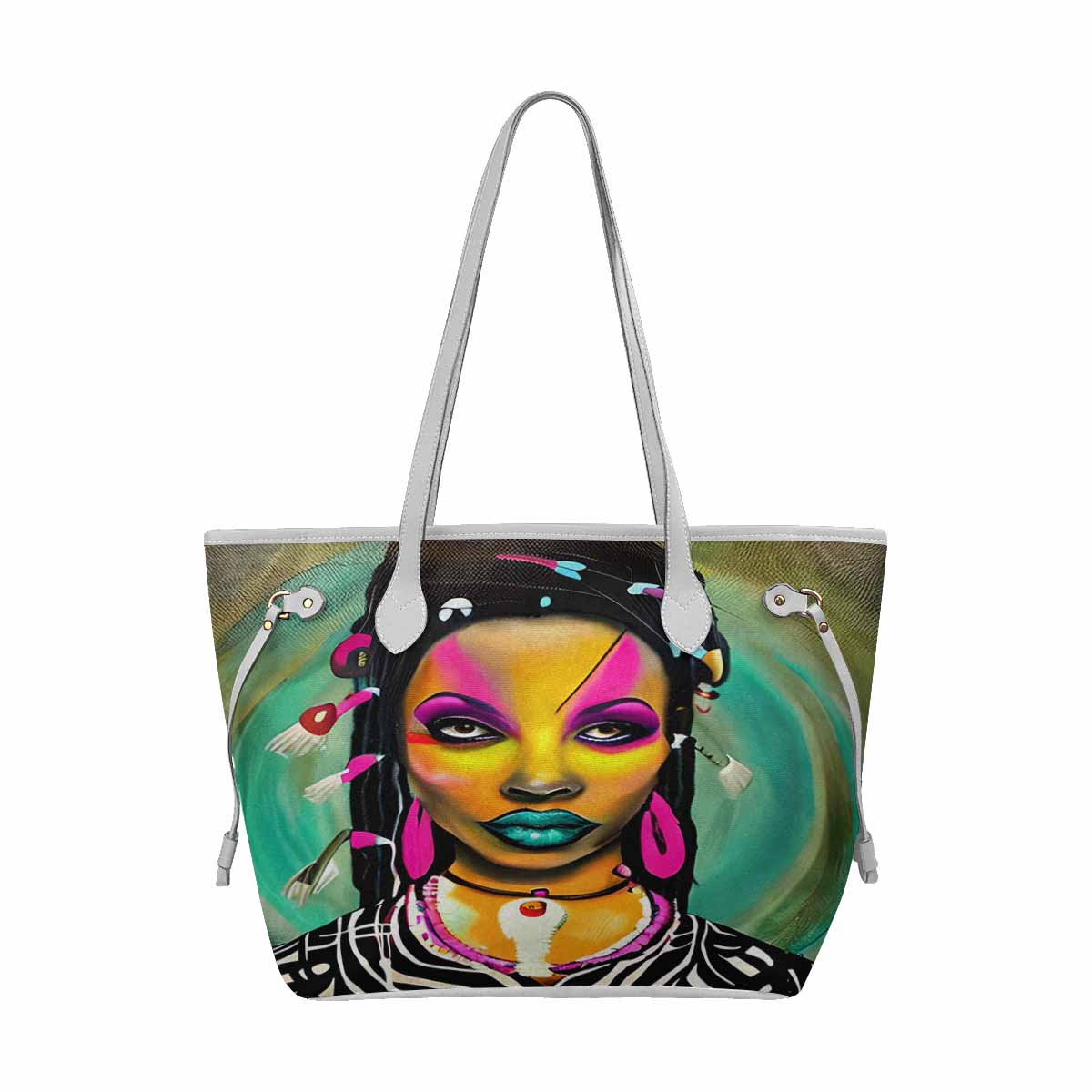 Dreads & Braids, elegant dressy tote handbag, Fulangiara 33