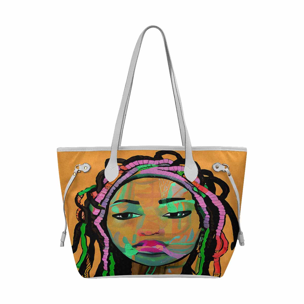 Dreads & Braids, elegant dressy tote handbag, Fulangiara 3