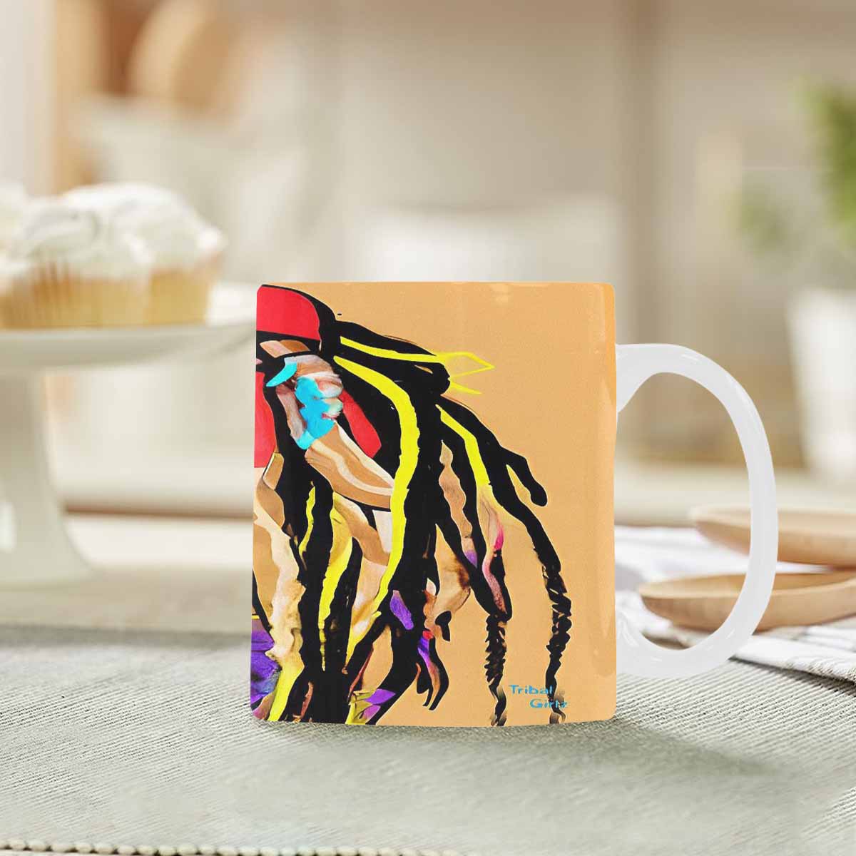 Dreads & Braids, coffee mug, african tribalgirlz Fulangiara 14