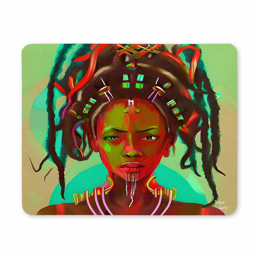 Dreads & Braids, 9 x 7 in amazing design mouse pad, Fulangiara 39