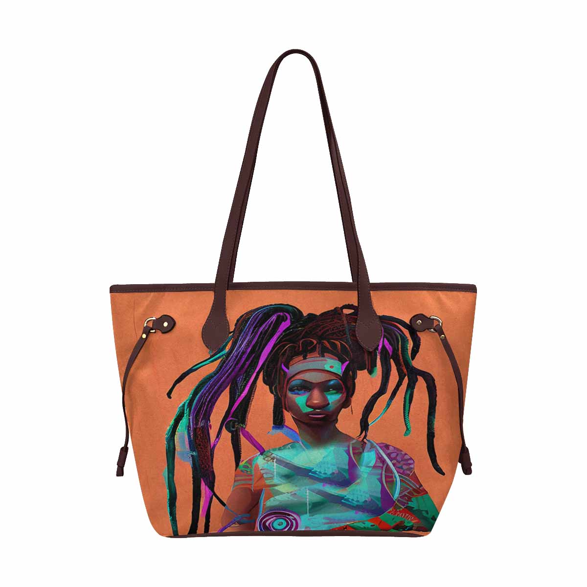 Dreads & Braids, elegant dressy tote handbag, Fulangiara 32