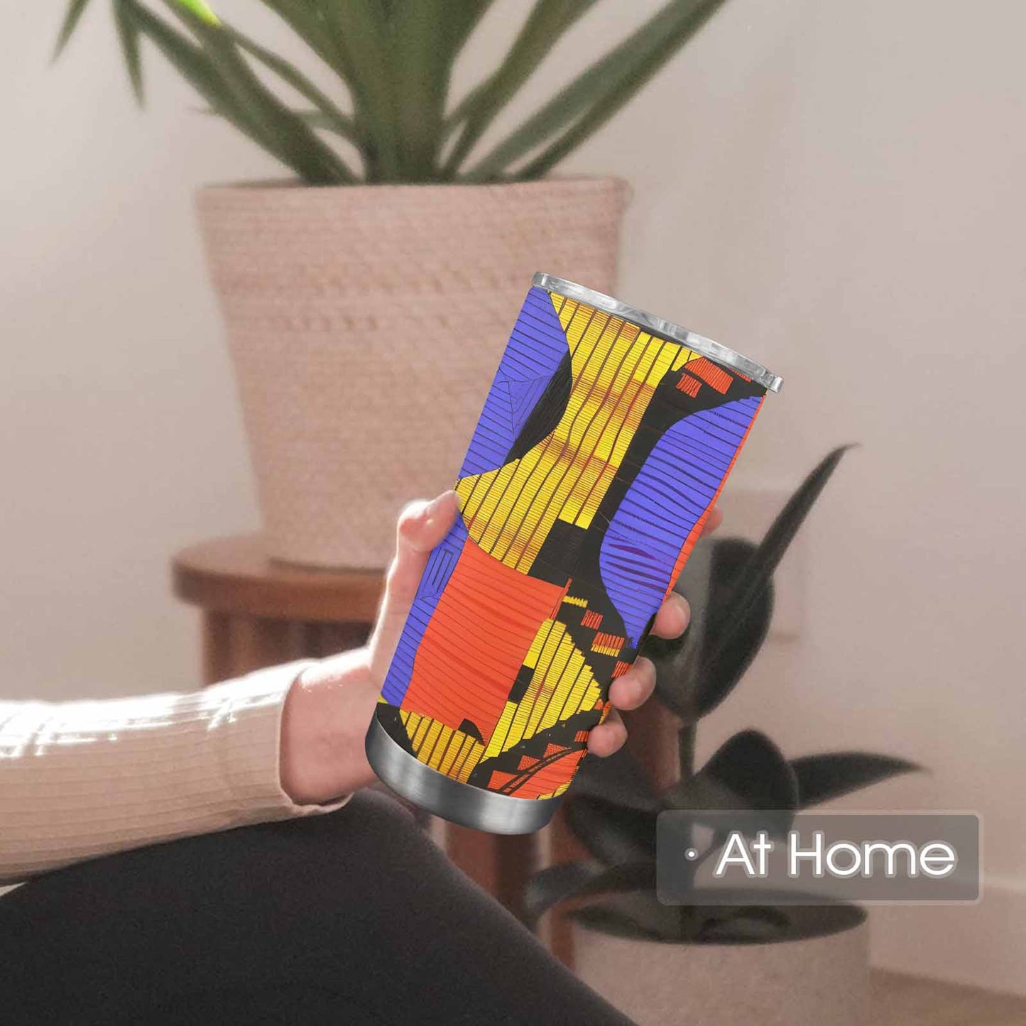 African Art, tumbler, mug, travel mug, design 37