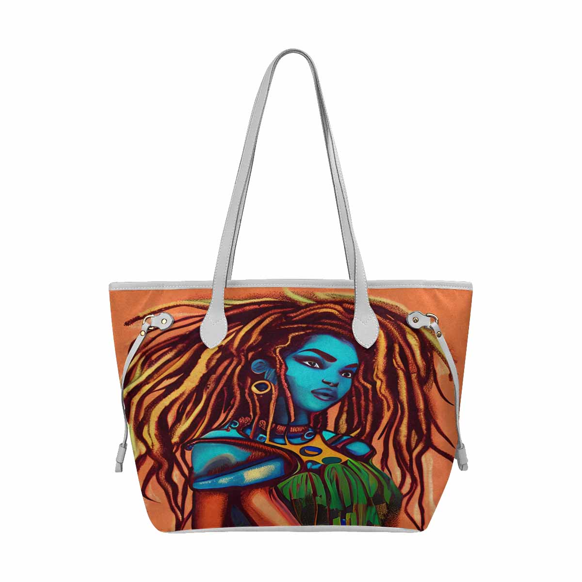 Dreads & Braids, elegant dressy tote handbag, Fulangiara 30