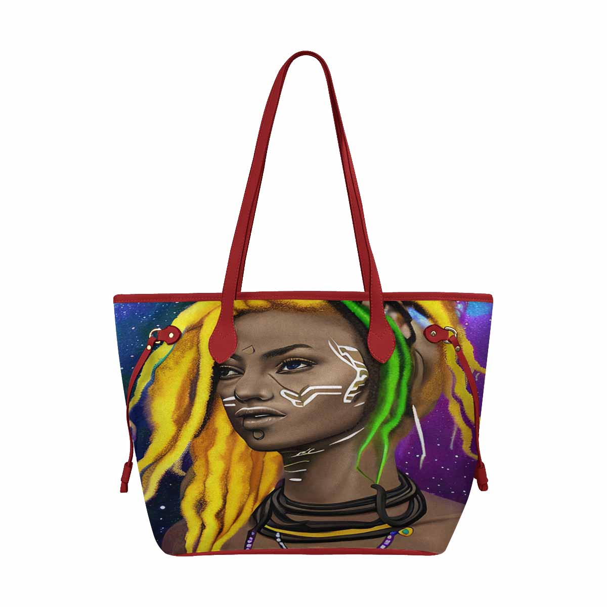 :Dreads & Braids, elegant dressy tote handbag, Fulangiara 1