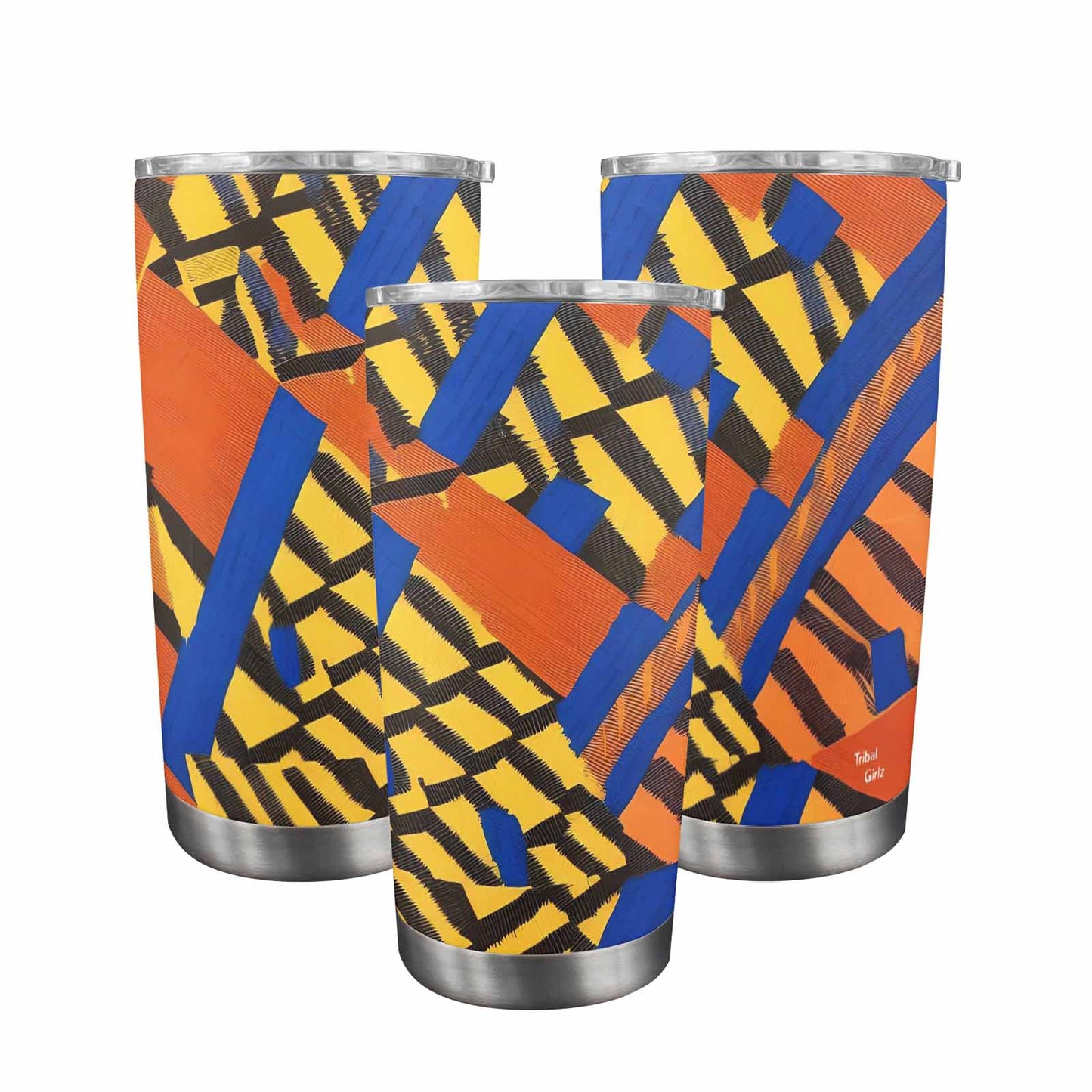 African Art, tumbler, mug, travel mug, design 03