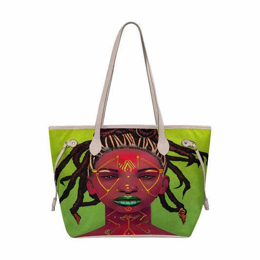 Dreads & Braids, elegant dressy tote handbag, Fulangiara 49