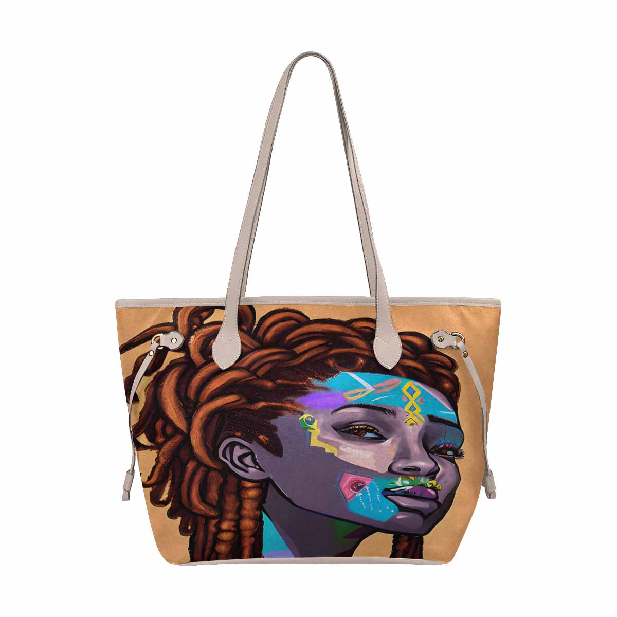 Dreads & Braids, elegant dressy tote handbag, Fulangiara 36