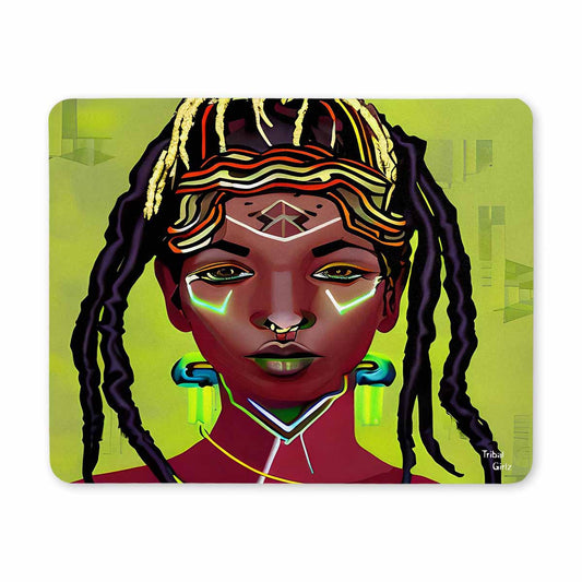 Dreads & Braids, 9 x 7 in amazing design mouse pad, Fulangiara 44