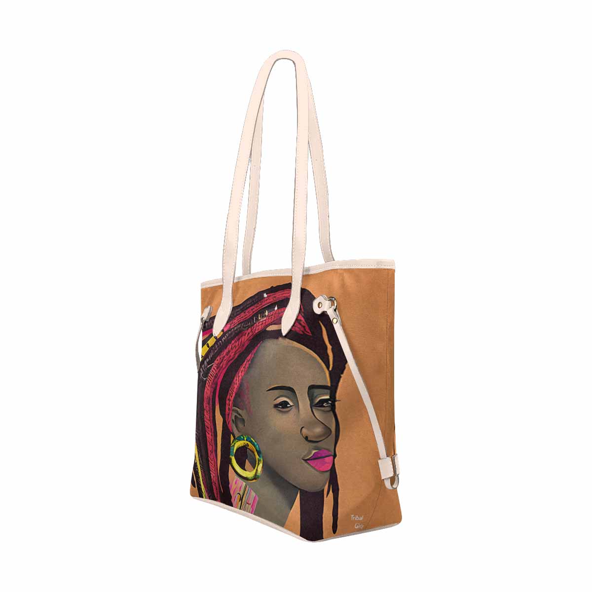 Dreads & Braids, elegant dressy tote handbag, Fulangiara 4