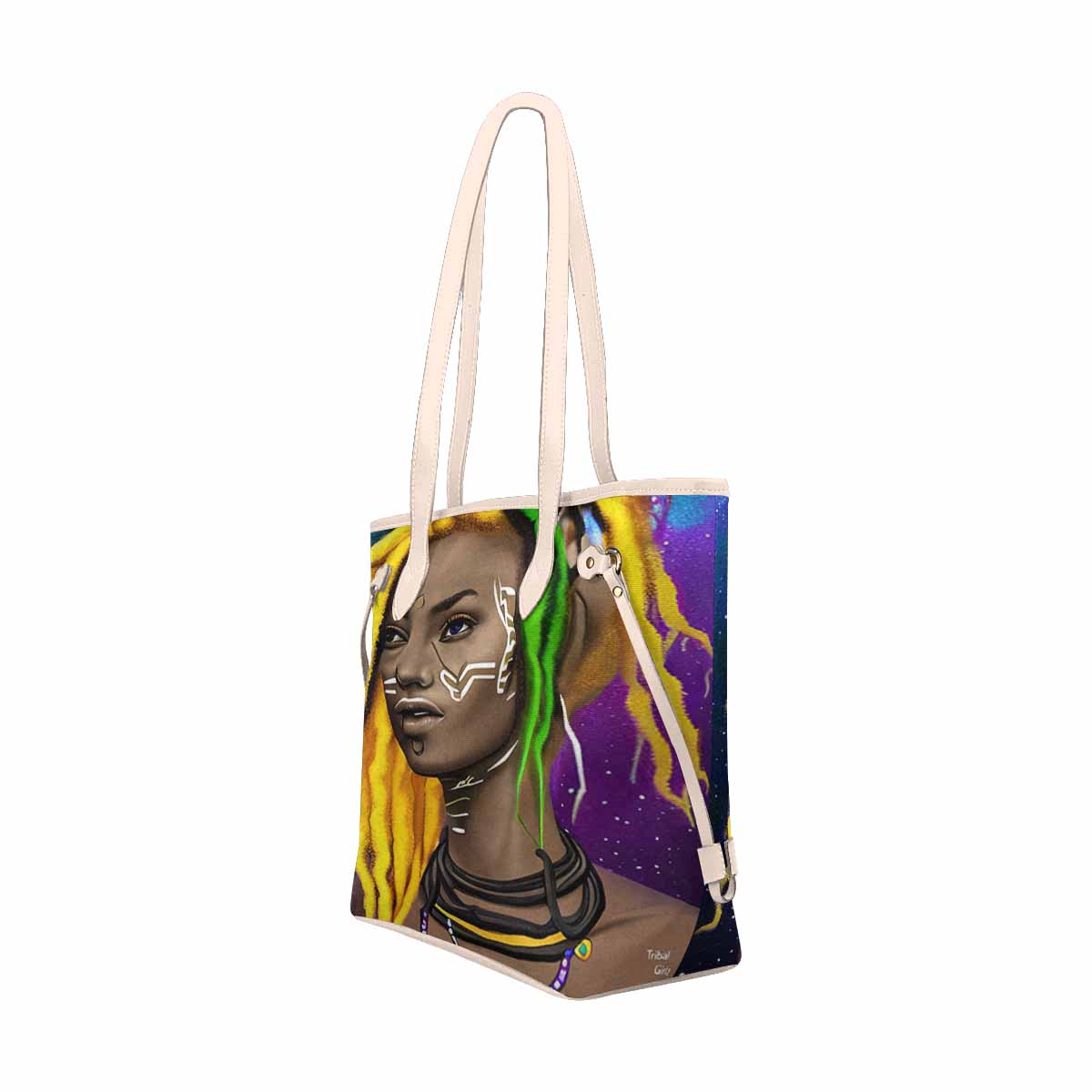 :Dreads & Braids, elegant dressy tote handbag, Fulangiara 1