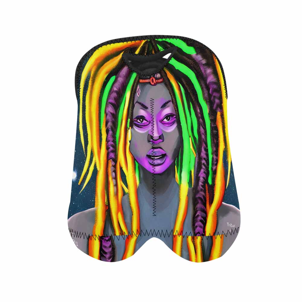 Dreads & Braids, 2 bottle wine bag, picnic or gift, african tribalgirlz Fulangiara 28