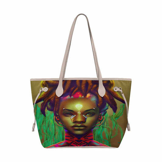 Dreads & Braids, elegant dressy tote handbag, Fulangiara 43