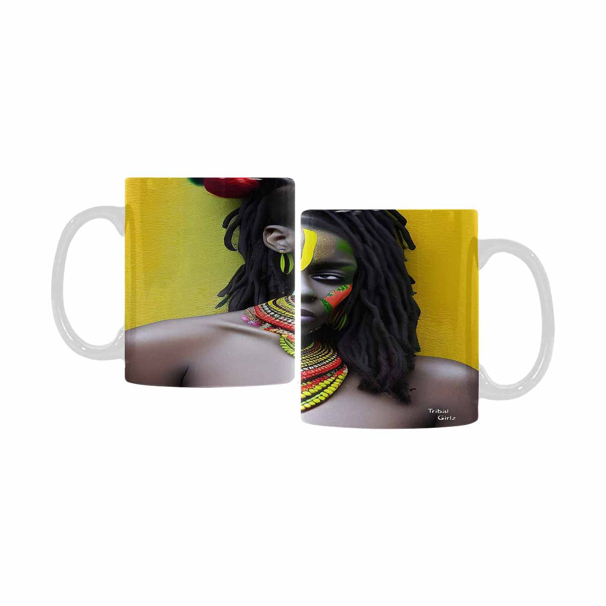 Dreads & Braids, coffee mug, african tribalgirlz Fulangiara 42