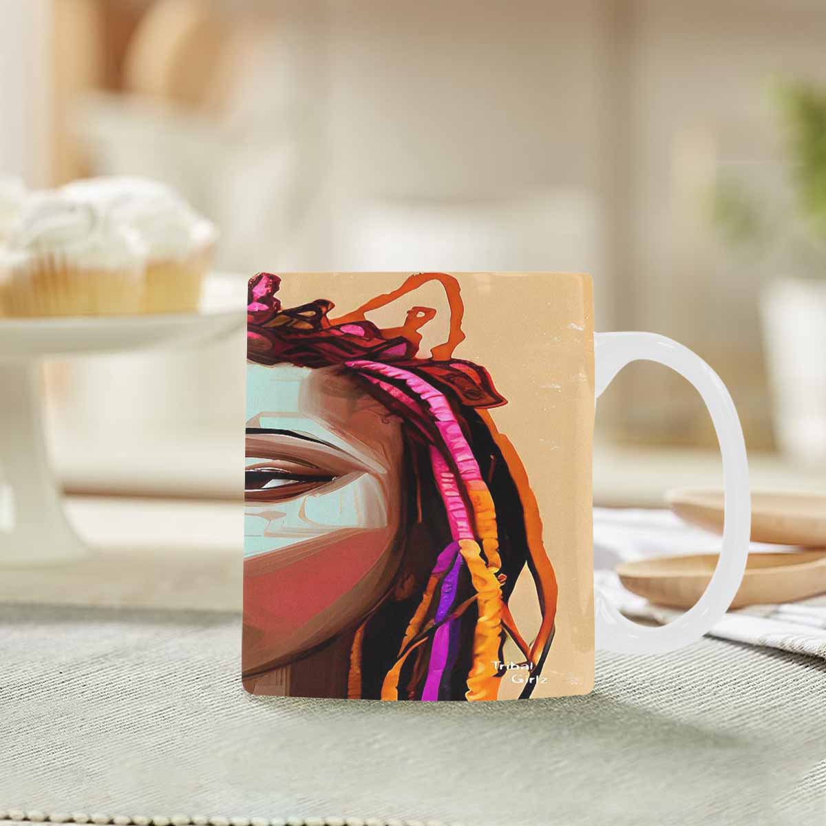 Dreads & Braids, coffee mug, african tribalgirlz Fulangiara 11