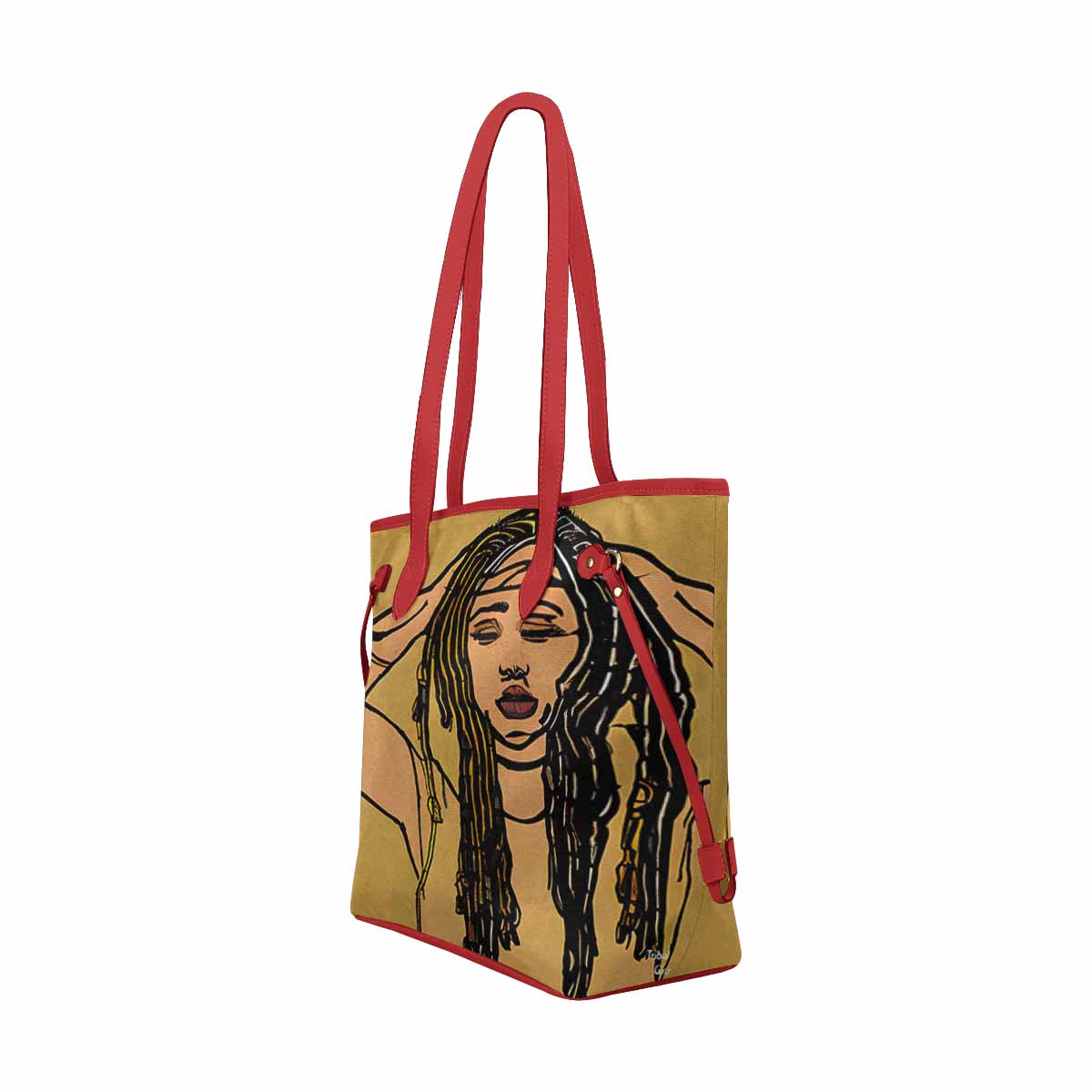 Dreads & Braids, elegant dressy tote handbag, Fulangiara 24