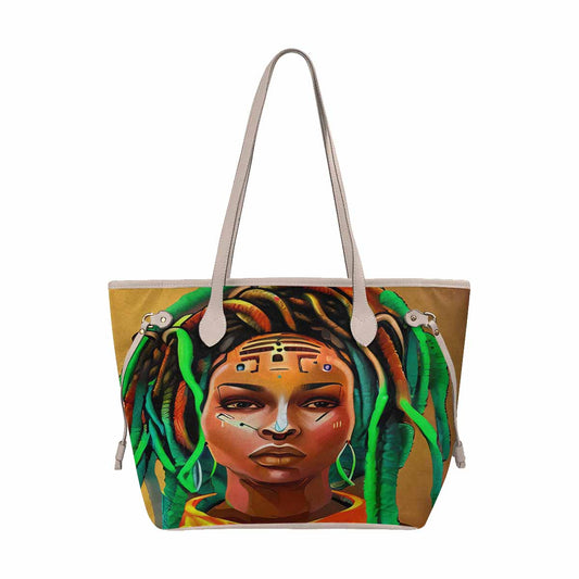 Dreads & Braids, elegant dressy tote handbag, Fulangiara 48