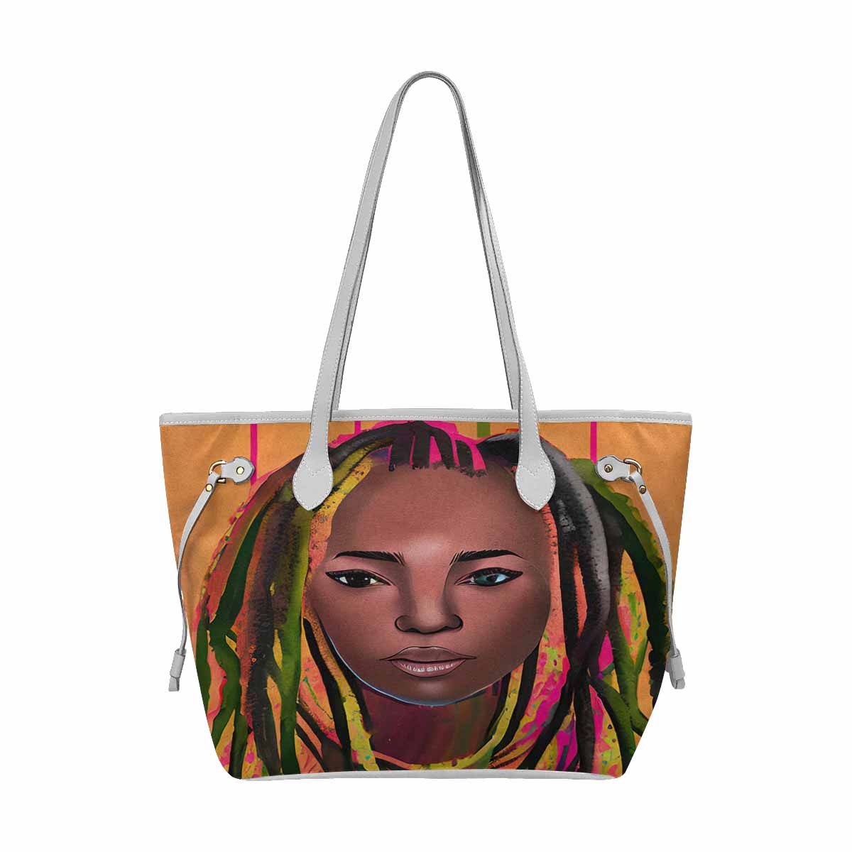 Dreads & Braids, elegant dressy tote handbag, Fulangiara 12