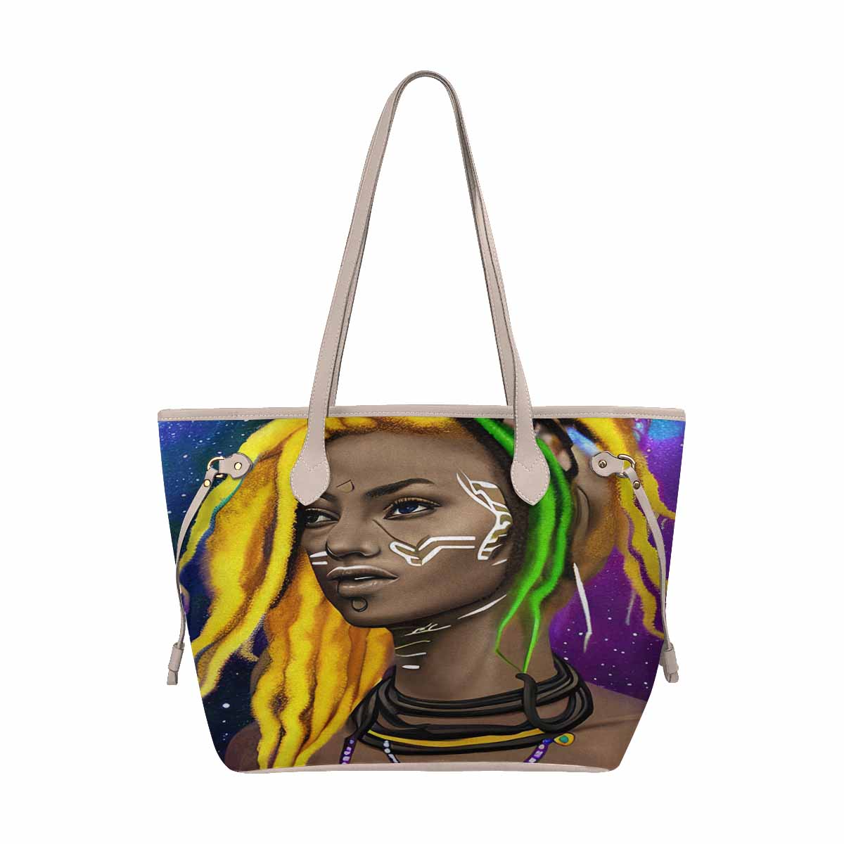 :Dreads & Braids, elegant dressy tote handbag, Fulangiara 1