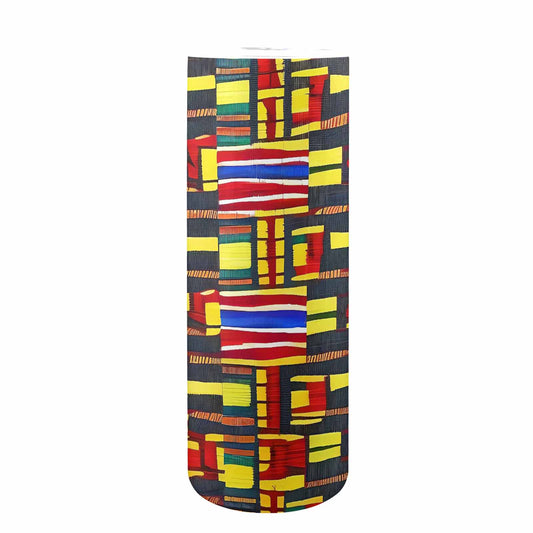 African Art, tall stainless steel insulated tumbler, travel mug, design 29