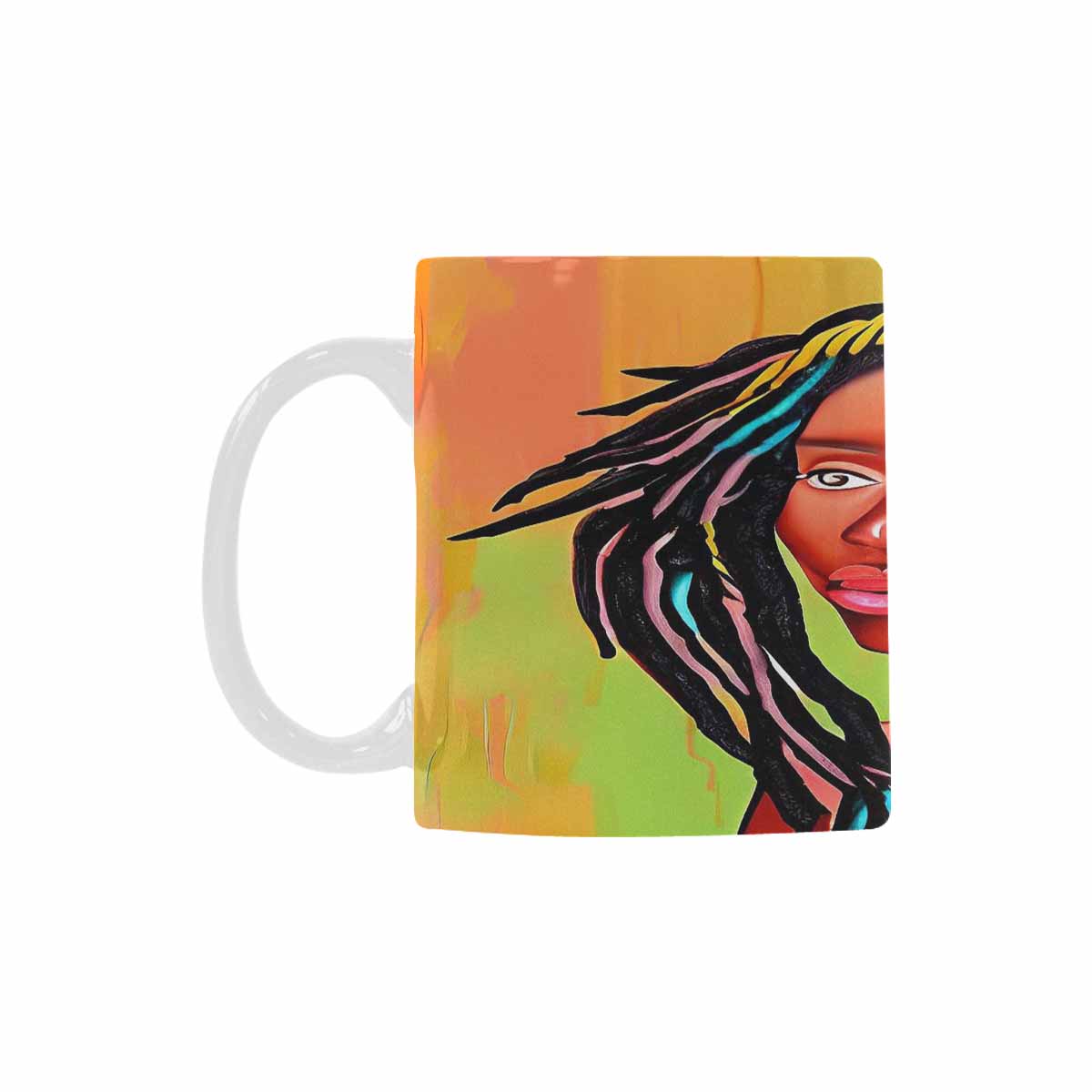 Dreads & Braids, coffee mug, african tribalgirlz Fulangiara 13