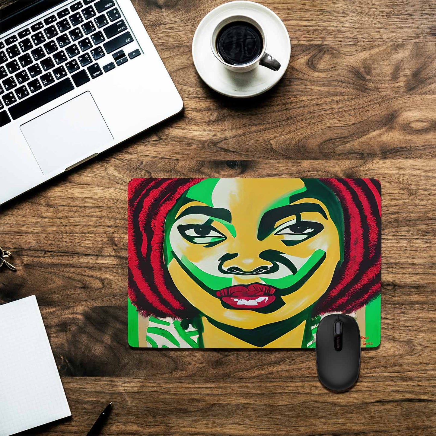 Dreads & Braids, 23 x 16 in amazing design mouse pad, Fulangiara 50