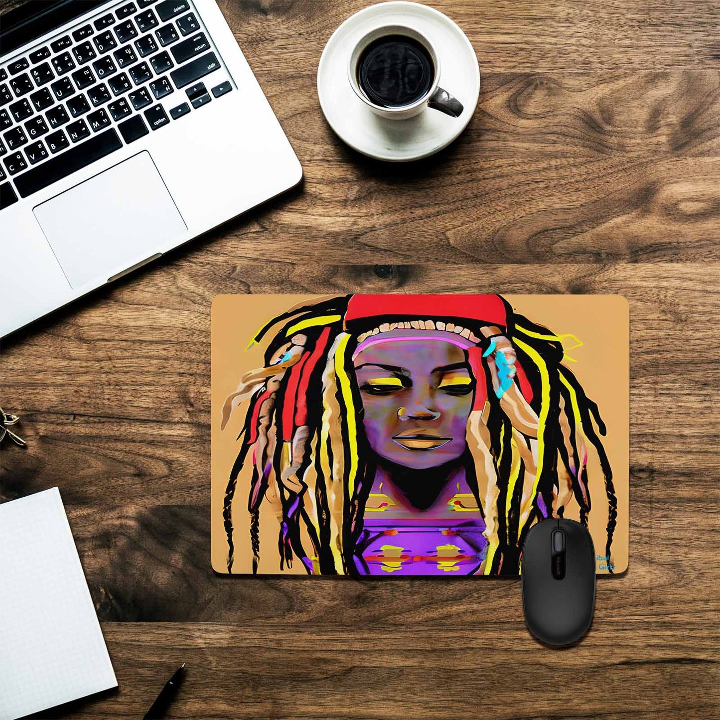 Dreads & Braids, 23 x 16 in amazing design mouse pad, Fulangiara 14