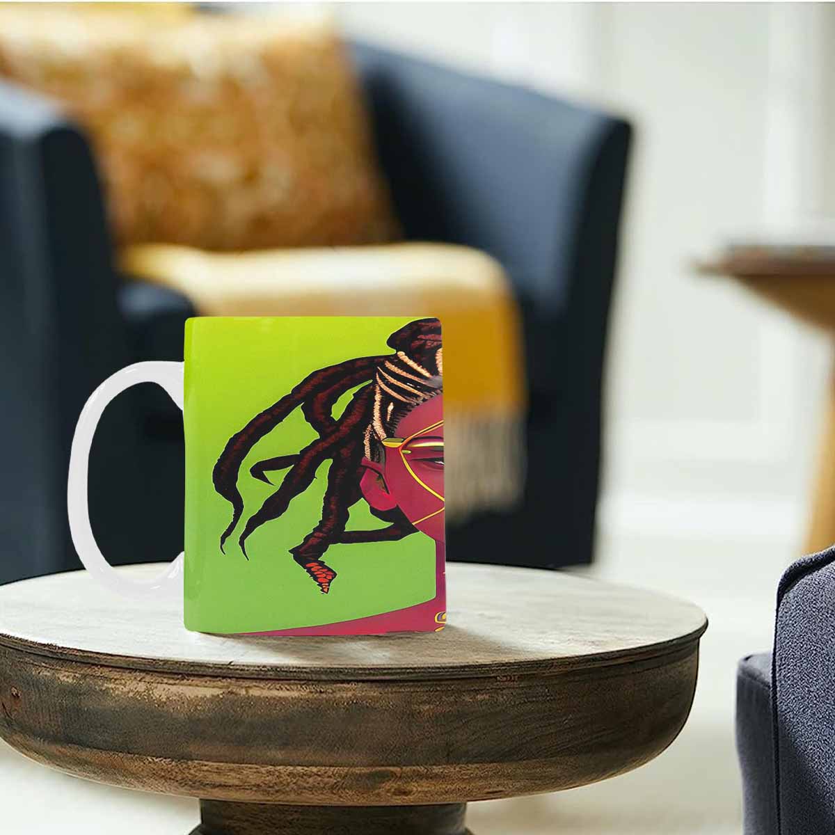 Dreads & Braids, coffee mug, african tribalgirlz Fulangiara 49