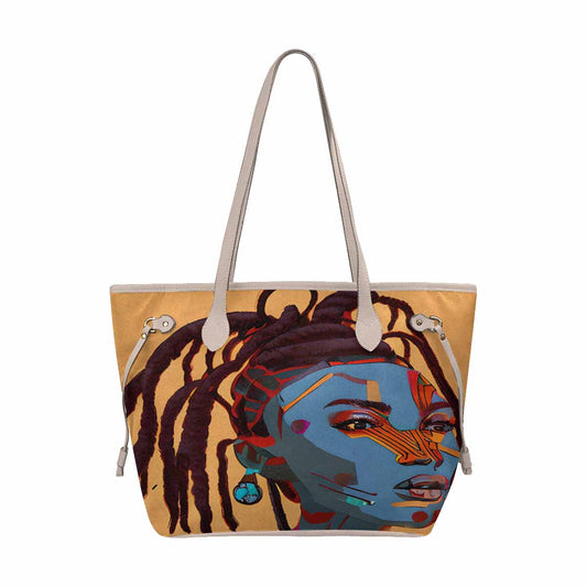 Dreads & Braids, elegant dressy tote handbag, Fulangiara 23